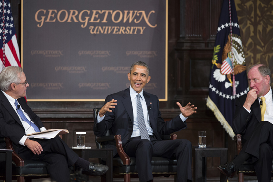 Obama at Georgetown