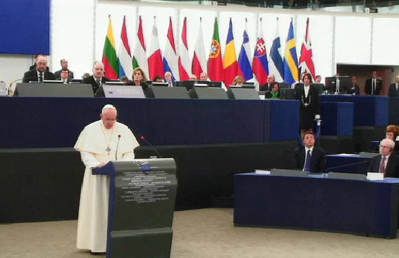 Pope Francis, EU Parliament