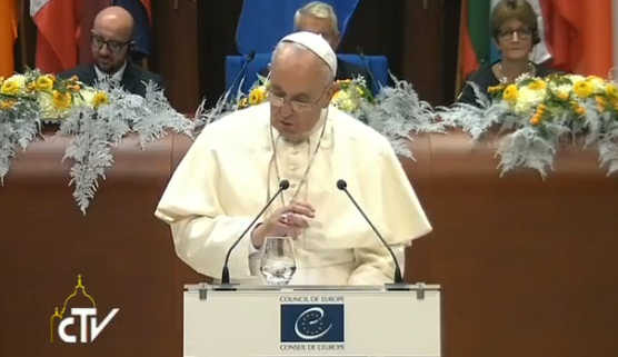Pope Francis, Council of Europe