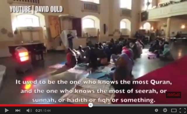 Muslim service in church