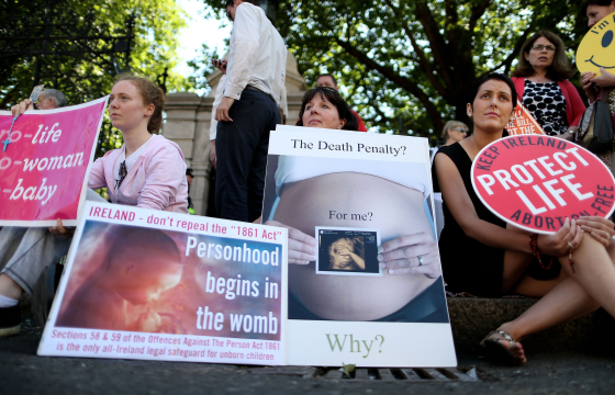 Campaigners in Ireland are continue to call for a repeal of abortion laws