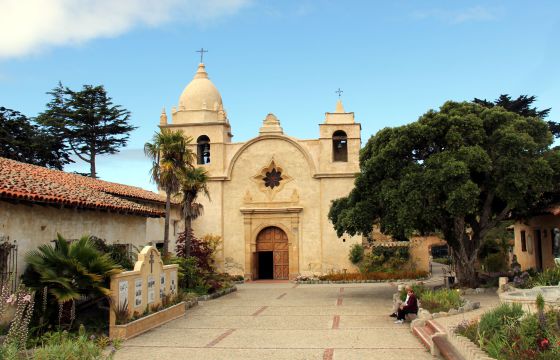 The Carmel Mission is now a tourist attraction and a working Catholic church and mission