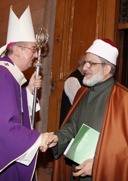 Dublin's Archbishop Martin and Dr Mudafar Al-Tawash