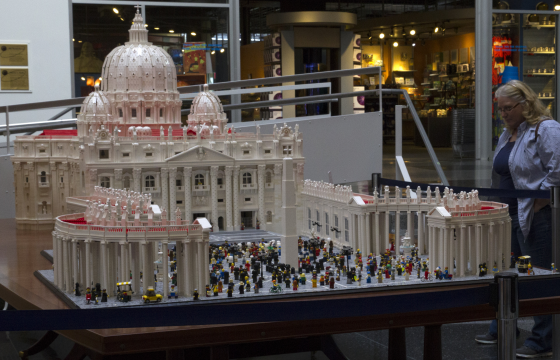 The Lego Vatican at the Franklin Institute in Philadelphia