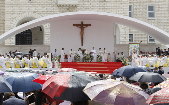 Pope Francis celebrates Mass in Tirana 