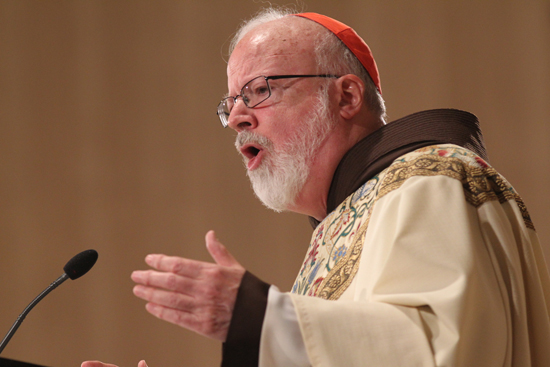 Cardinal O'Malley at March for Life vigil Mass 2015