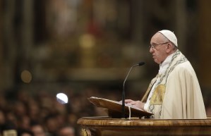 New Year's Eve: Pope Francis' homily at First Vespers of the Solemnity of Mary the Mother of God