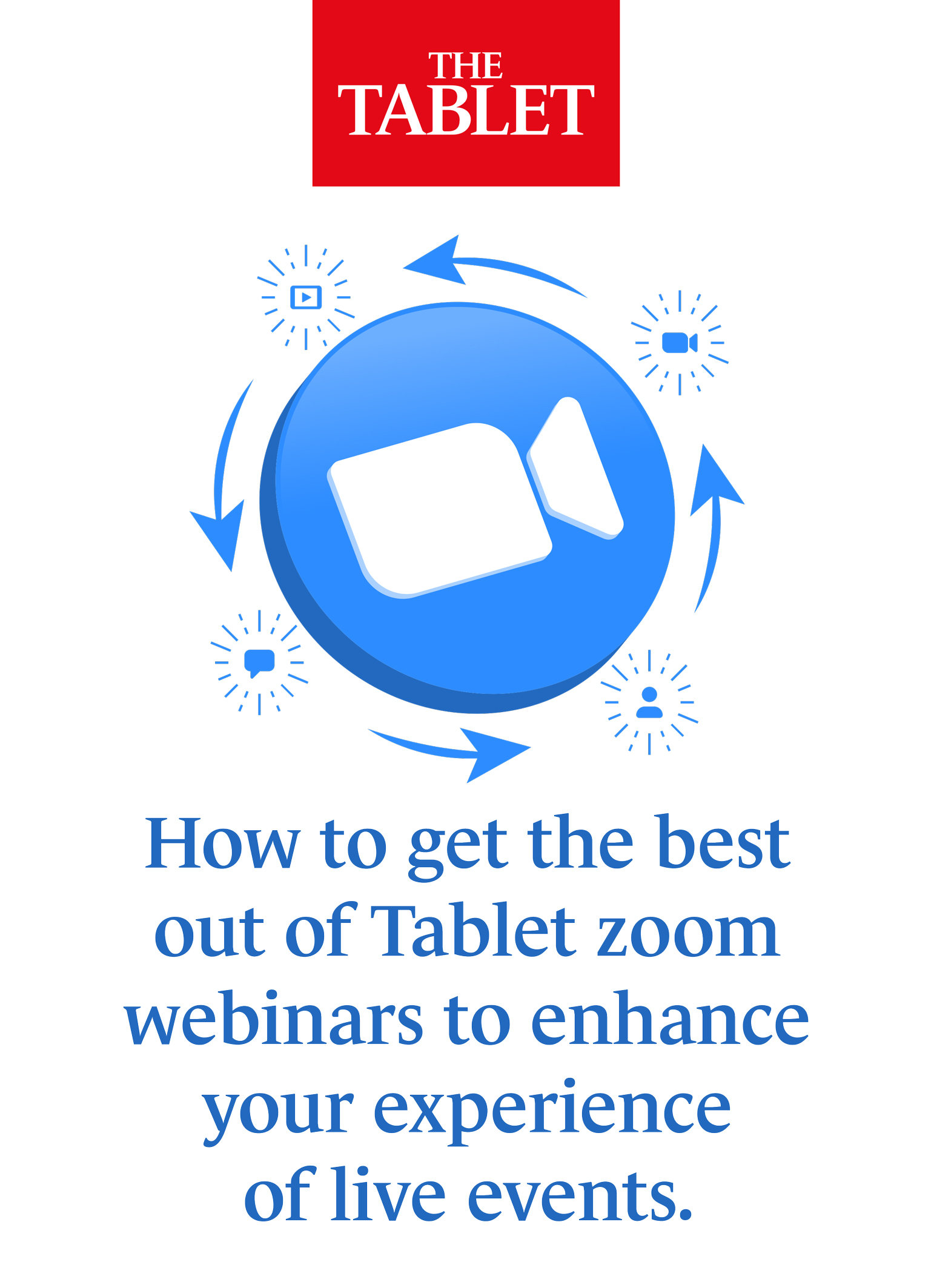 Webinar: How to get the best out of Tablet zoom webinars to enhance your experience of live events