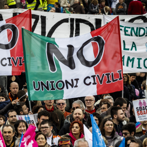 Italian senate forced to postpone vote on gay civil unions after Catholic rebellion