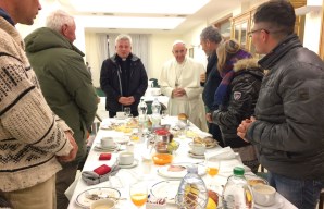 Pope Francis celebrates 80th birthday with the homeless and detainees