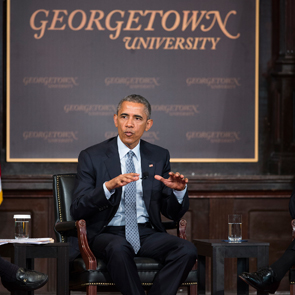 Obama at Georgetown summit calls for political will to reduce poverty  