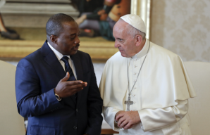 Pope meets controversial Democratic Republic of Congo president in Vatican