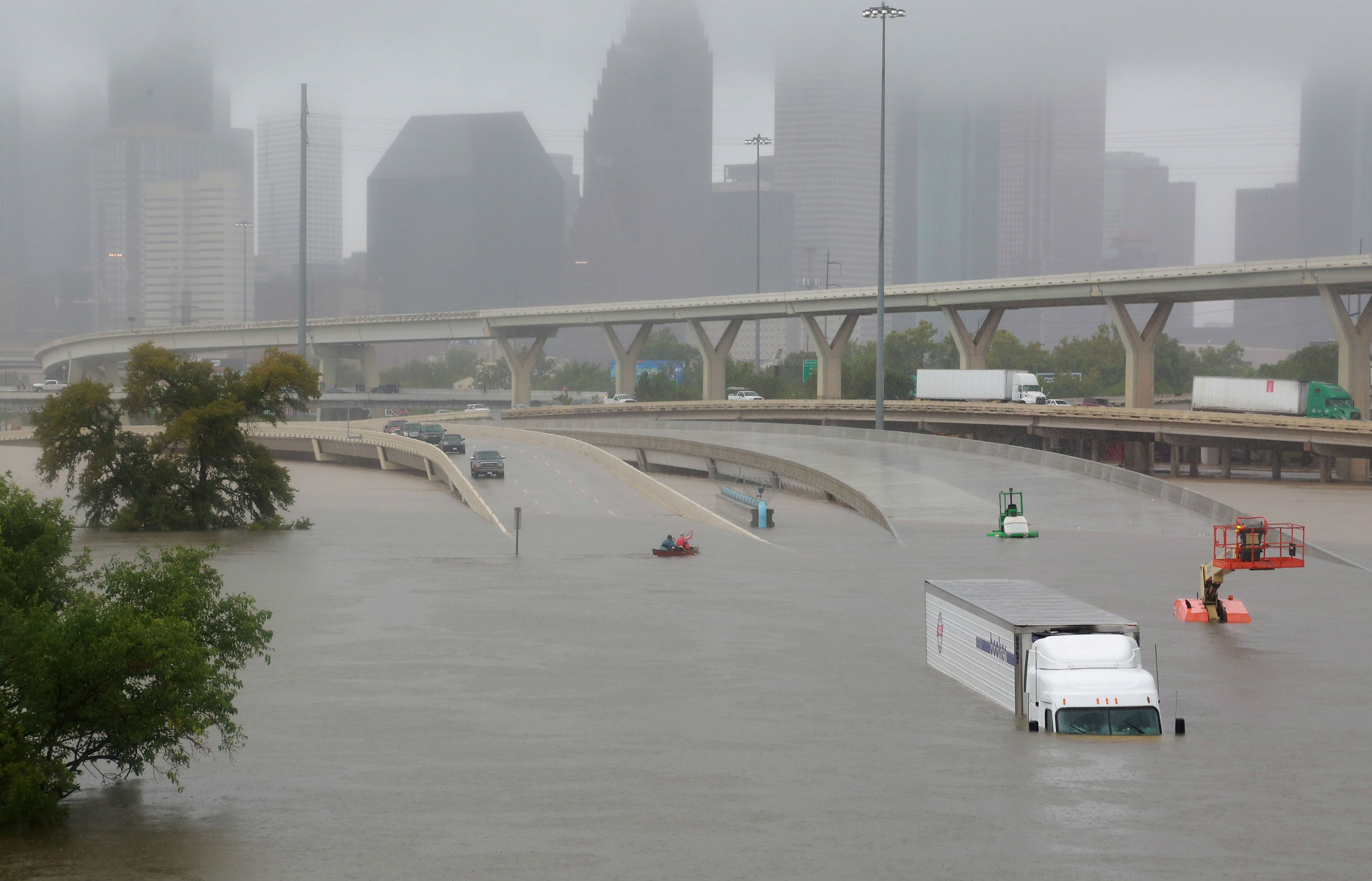 Texas parishioners shocked by devastation caused by Hurricane Harvey