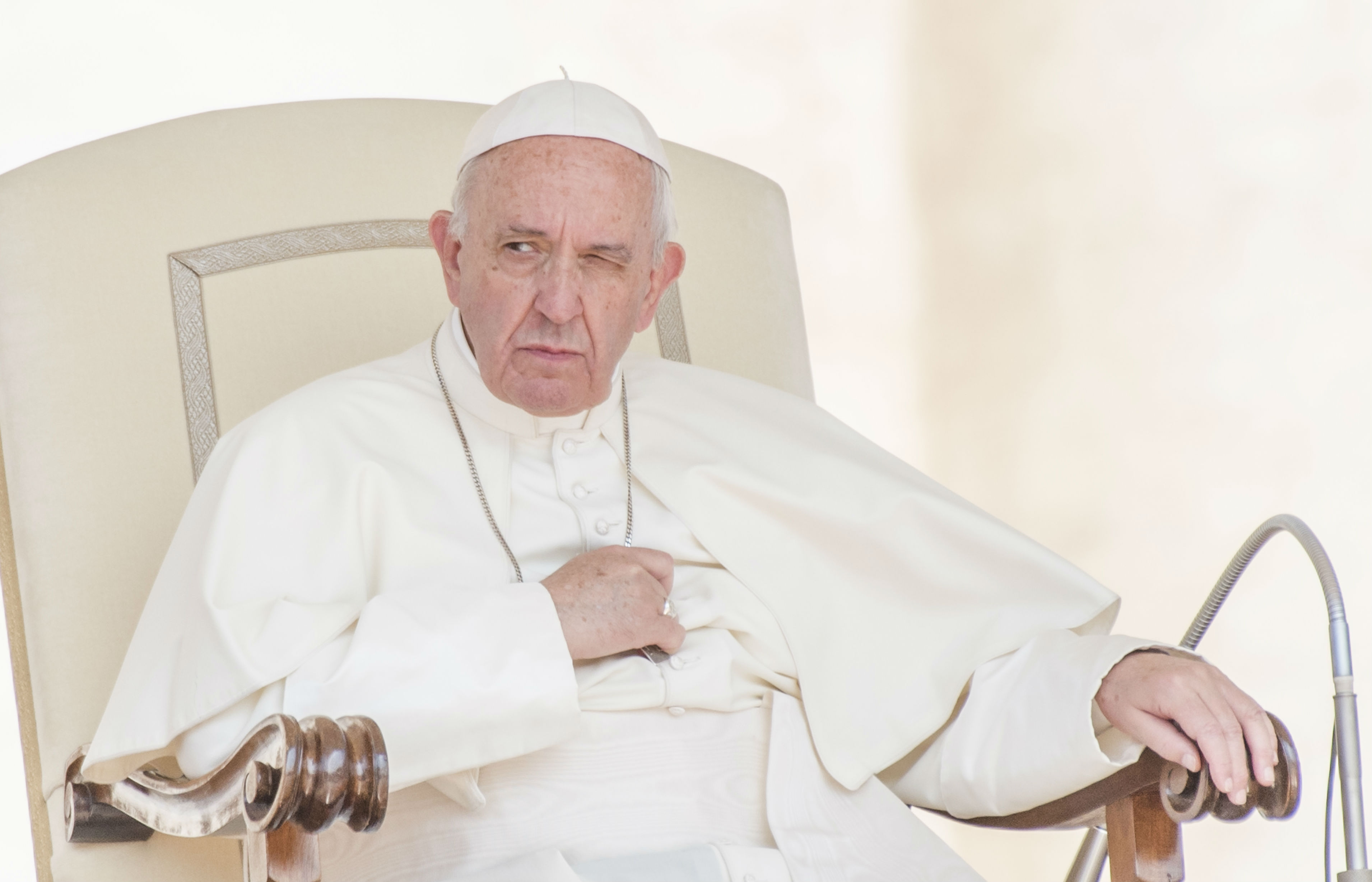 Pope says eliminating any difference between the sexes is 'not right' 