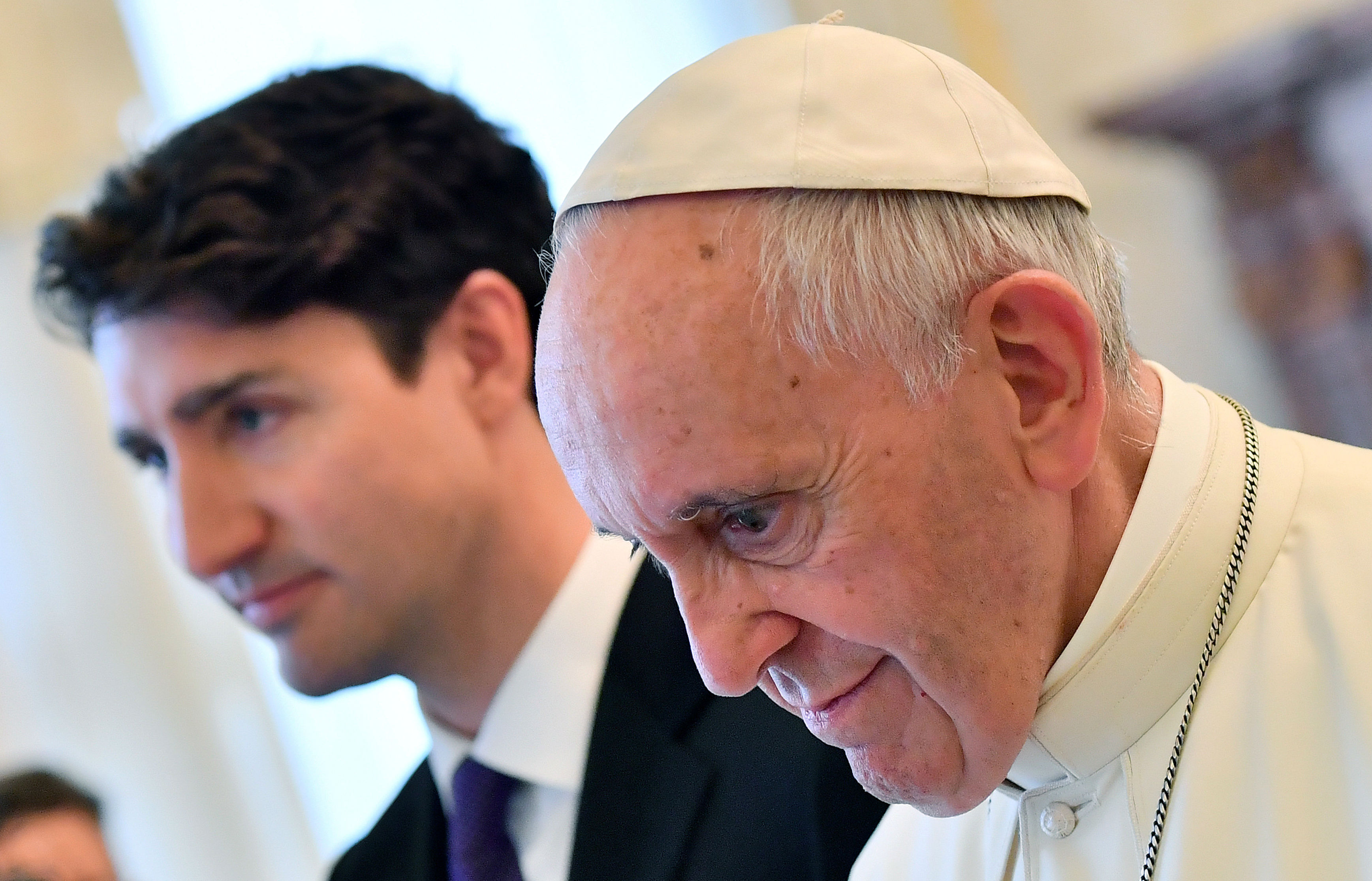 Pope refuses to be pressured as Trudeau pushes for an apology over Church's role in residential schools  