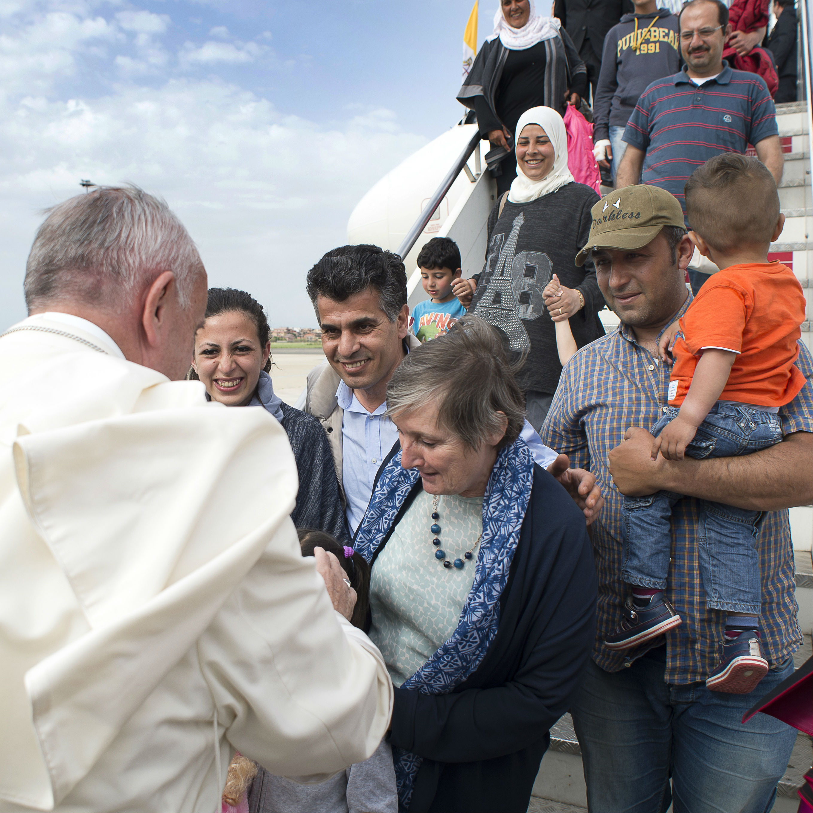 Decision to take refugees to the Vatican was inspired by the Holy Spirit, Pope says