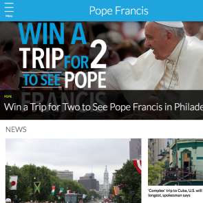 US church creates first Catholic app ahead of Pope visit