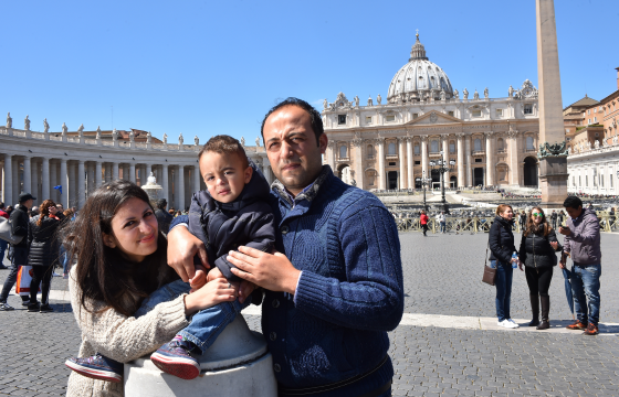 First three Vatican refugee families begin new life in Italy