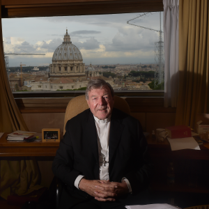 Cardinal Pell promises to see out term as treasurer as financial battle rages in Vatican