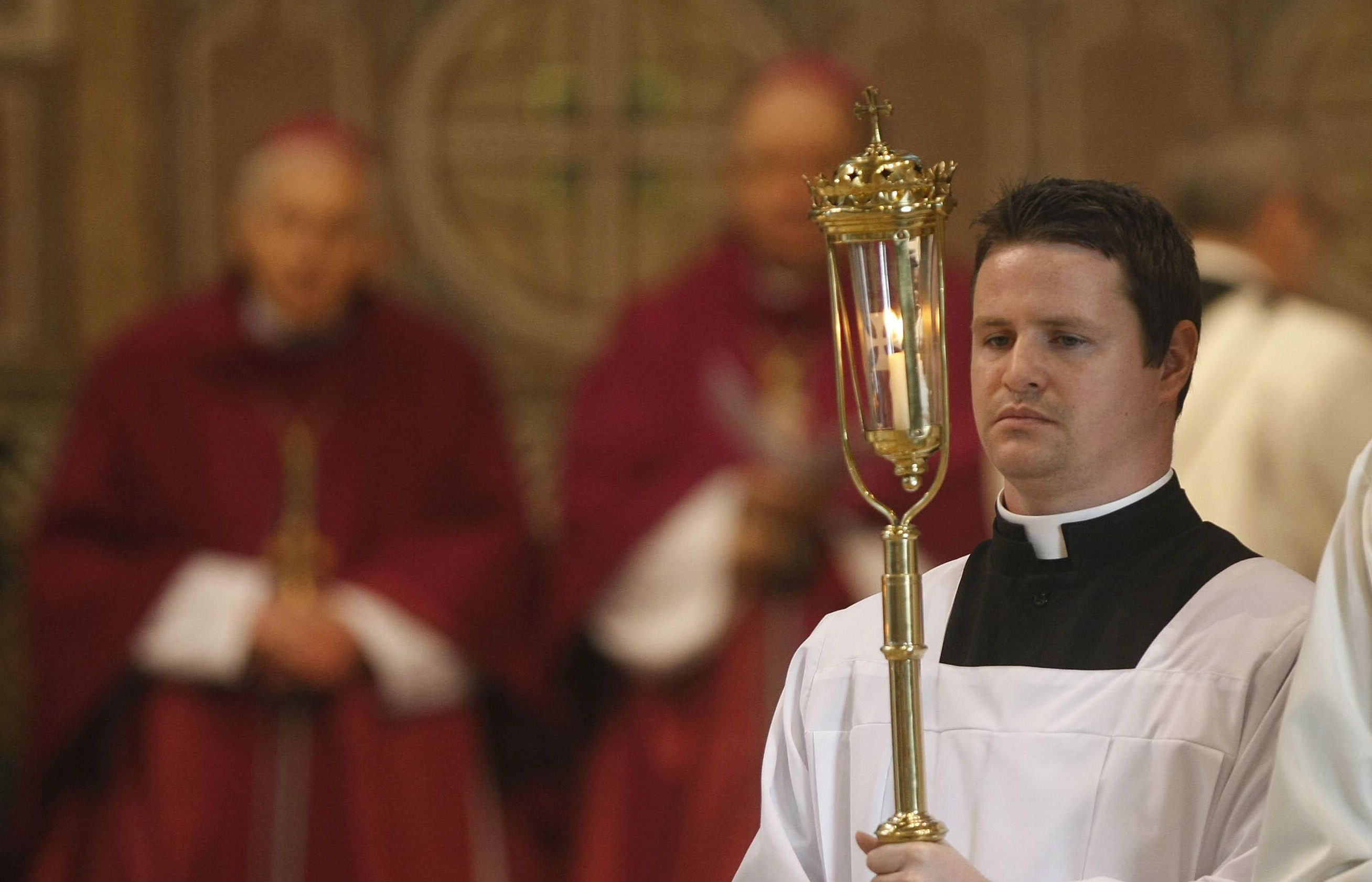 Former international footballer takes next step to become Catholic priest