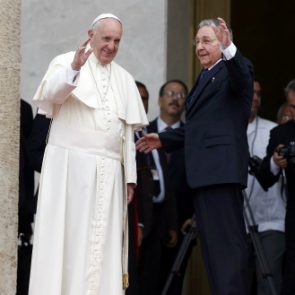 Pope touches down in Cuba on historic tour