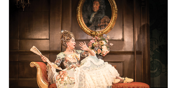 Hadyn Gwynne is hilariously vain and snobbish in Congreve's The Way of the World at the Donmar