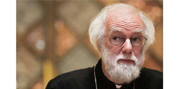 Former Archbishop of Canterbury challenges current models of life and well-being