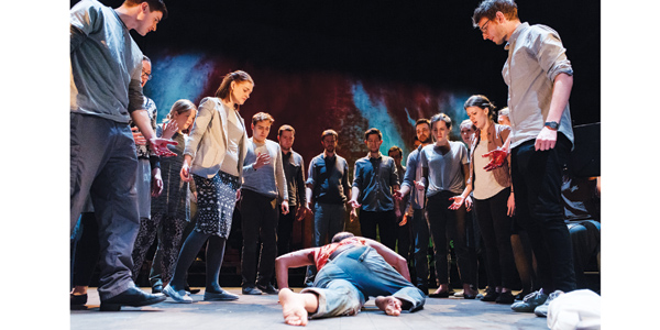 Passion and drama: Tom Morris' Messiah for Bristol Old Vic is shown in cinemas