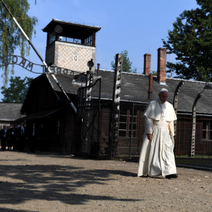 Pope Francis visits Auschwitz