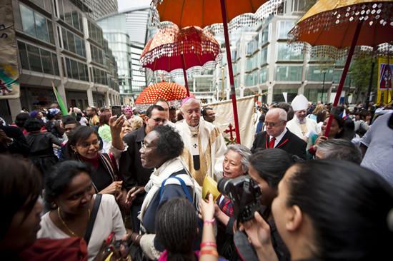 Archbishop Vincent Nichols migrants Mass 2013