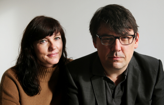 Graham Linehan who wrote the hit comedy series Father Ted and his wife, Helen