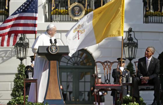 Pope Francis used the White House to lay down a manifesto for his US trip