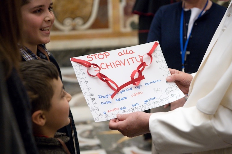 Affirmation and opportunity – meeting Pope Francis on Anti-Slavery Day