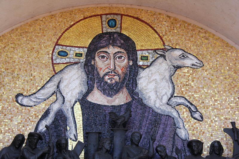 Jesus the good shepherd, from the loving heart of the Christian gospel