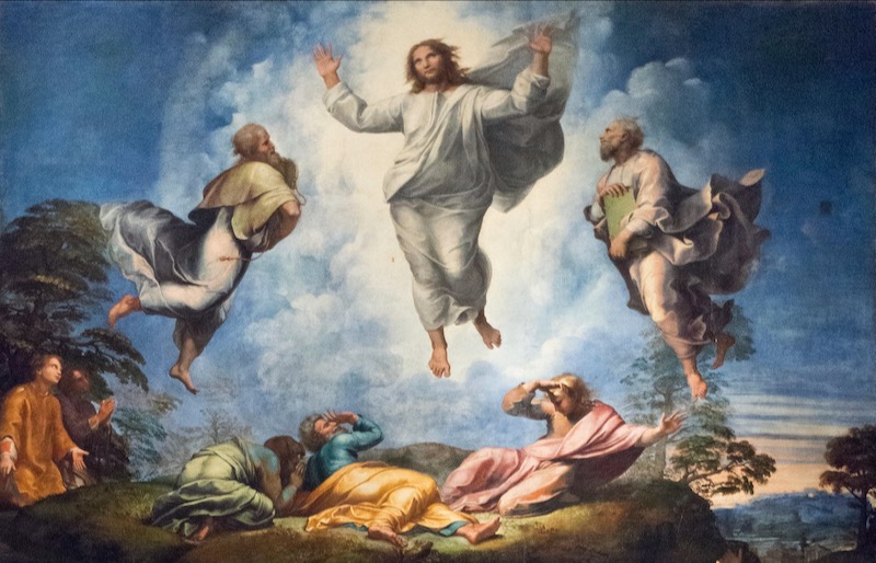 The glorified humanity of Jesus in the Transfiguration