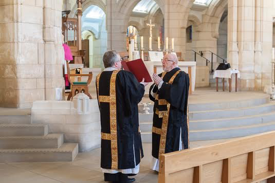 Bishop of Leeds Marcus Stock celebrates Mass in Extraordinary Form