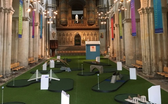 How you can enjoy a game of crazy golf with Jesus