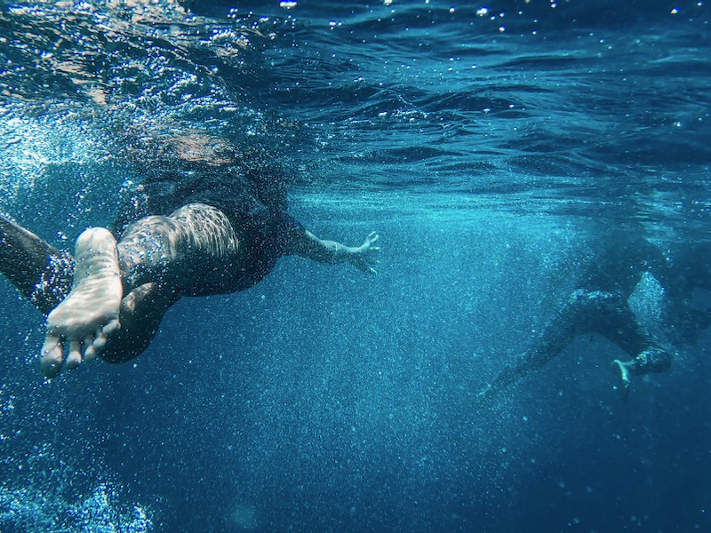 How swimming helps this musician confront fears and cope with life