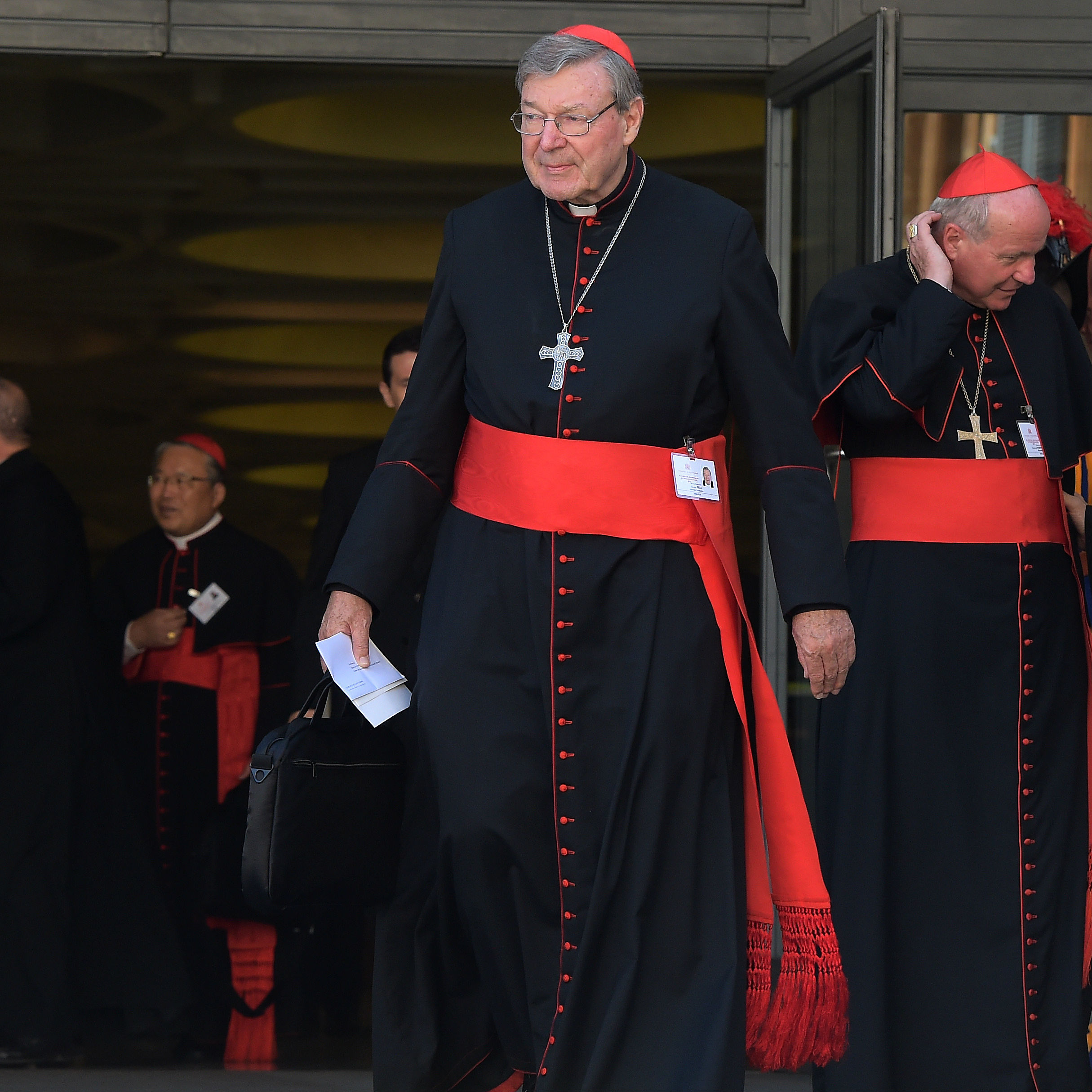 Where does the royal commission leave Cardinal Pell in the Vatican?