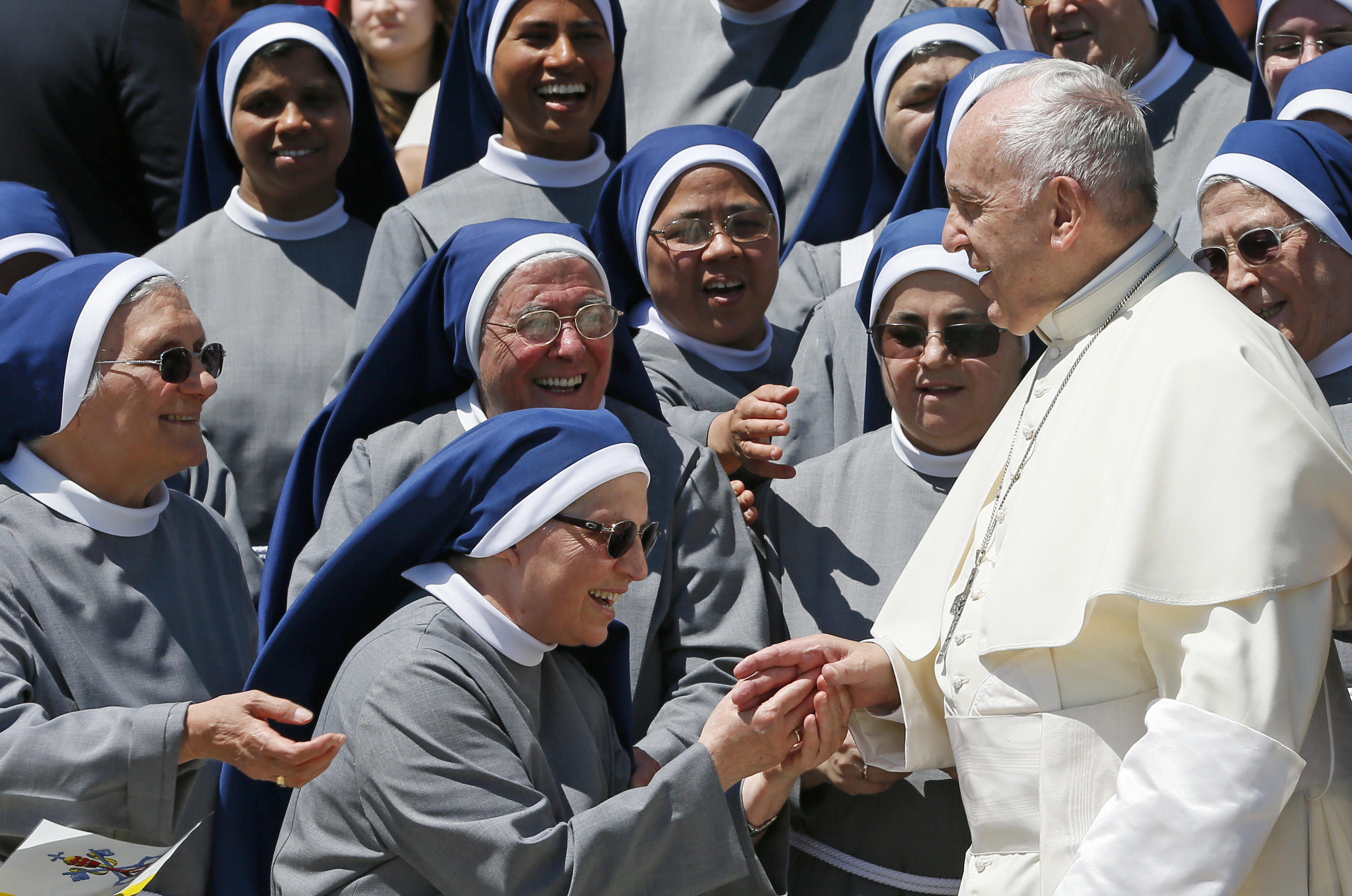 Faith is lived with joyous gratitude, not slave like duty, pope says