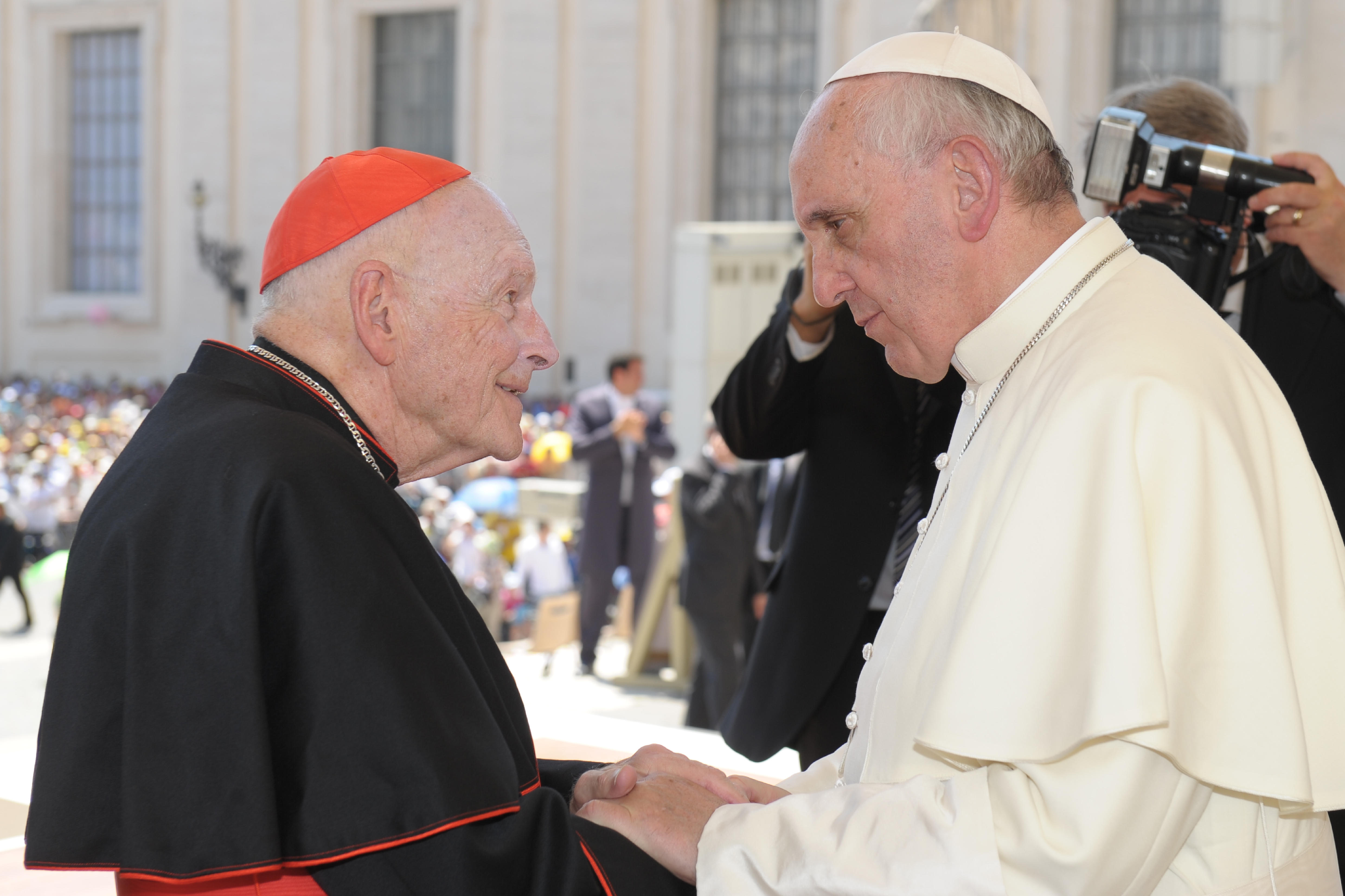 Pope Francis denies knowing of allegations against McCarrick