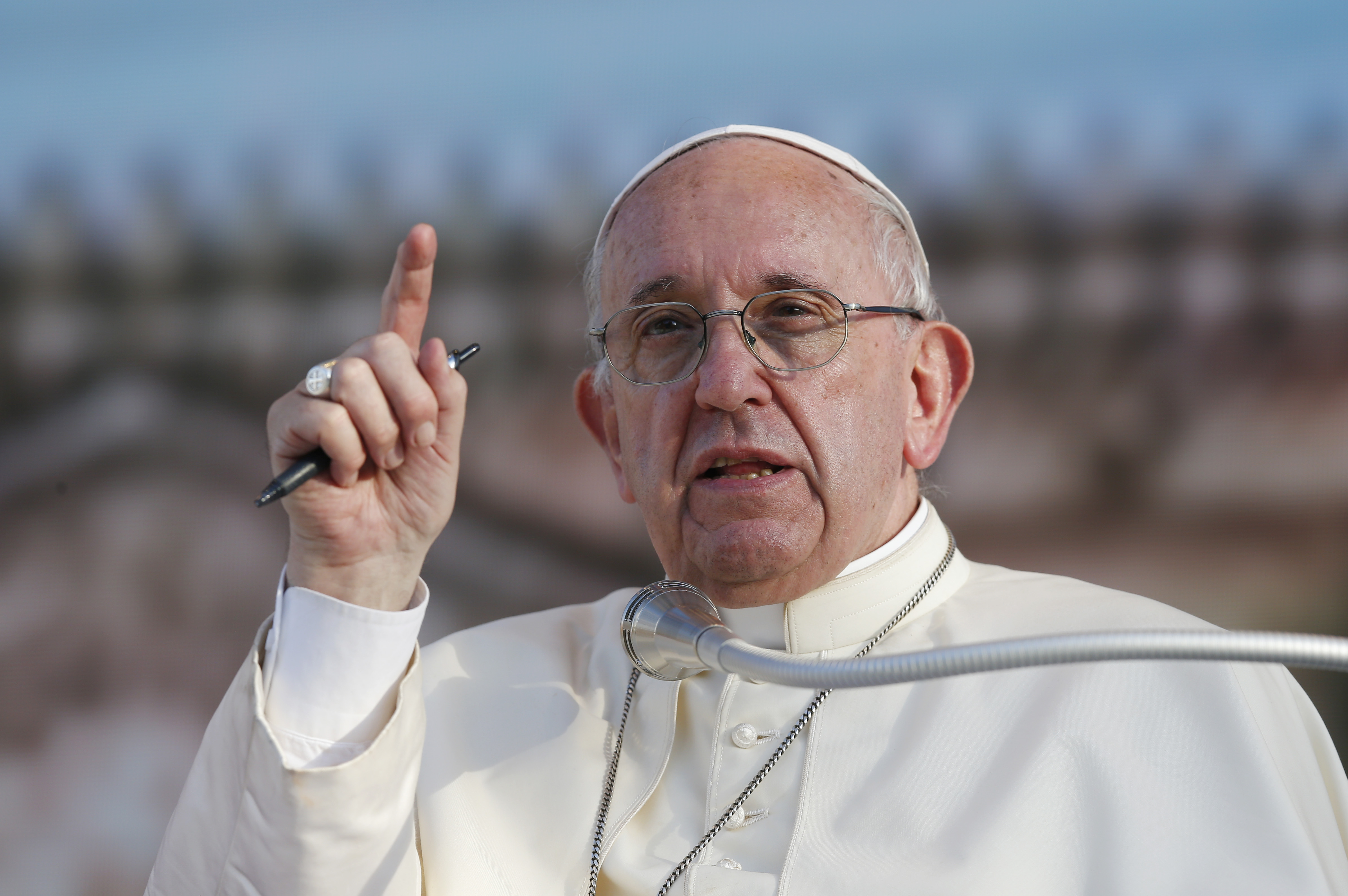 When devil is unleashed, humility is the only weapon, pope says