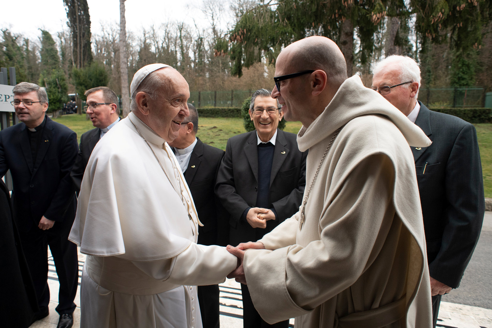 Benedictine abbot leads pope and curial officials in Lenten retreat