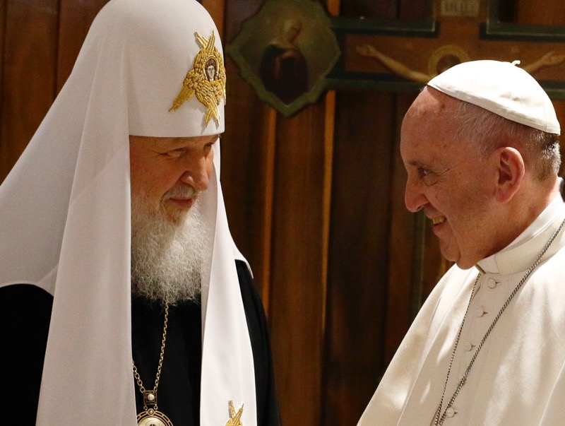 Orthodox patriarch insists Russia 'leads free world'