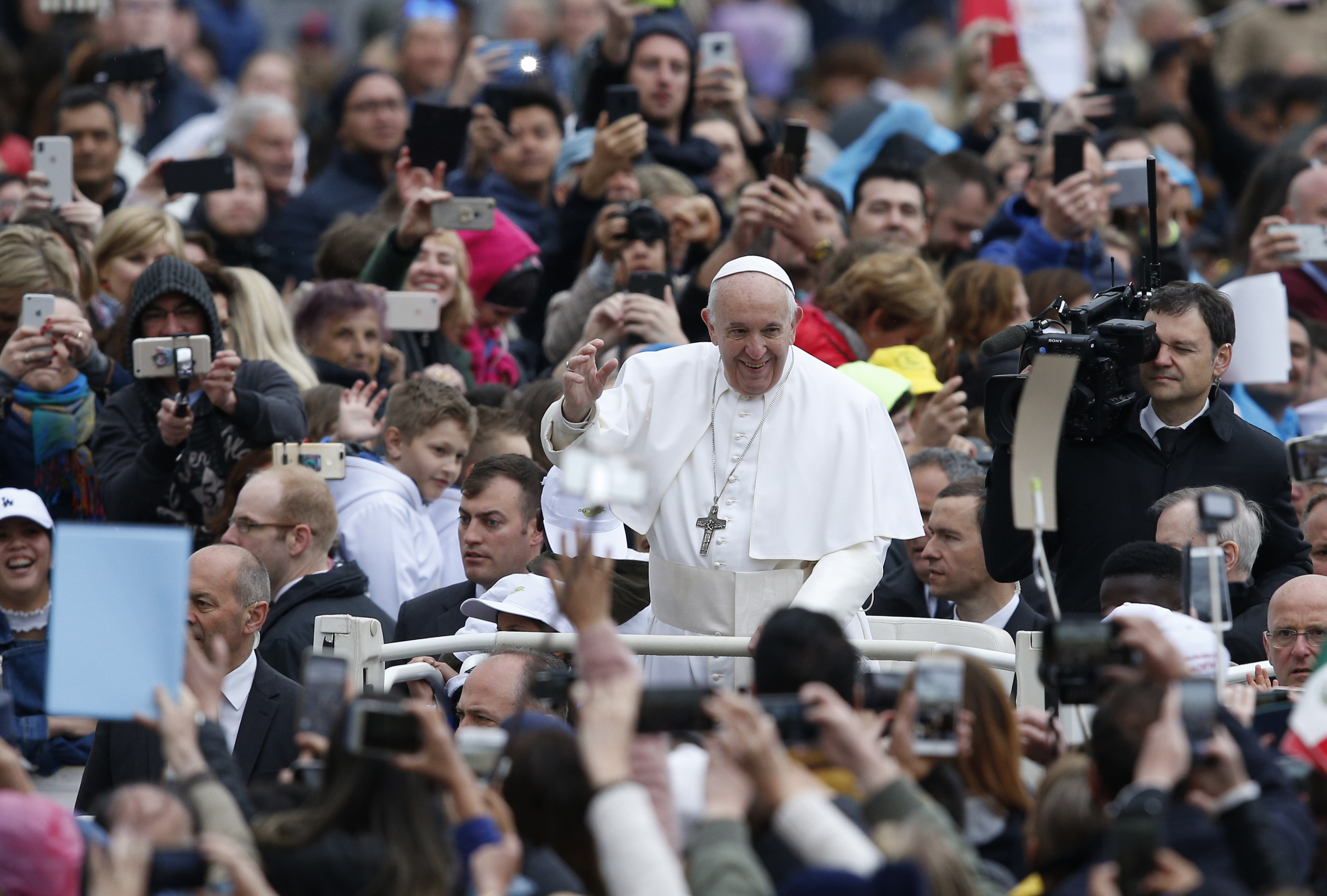 Jesus is always ready to help free people from evil, pope says