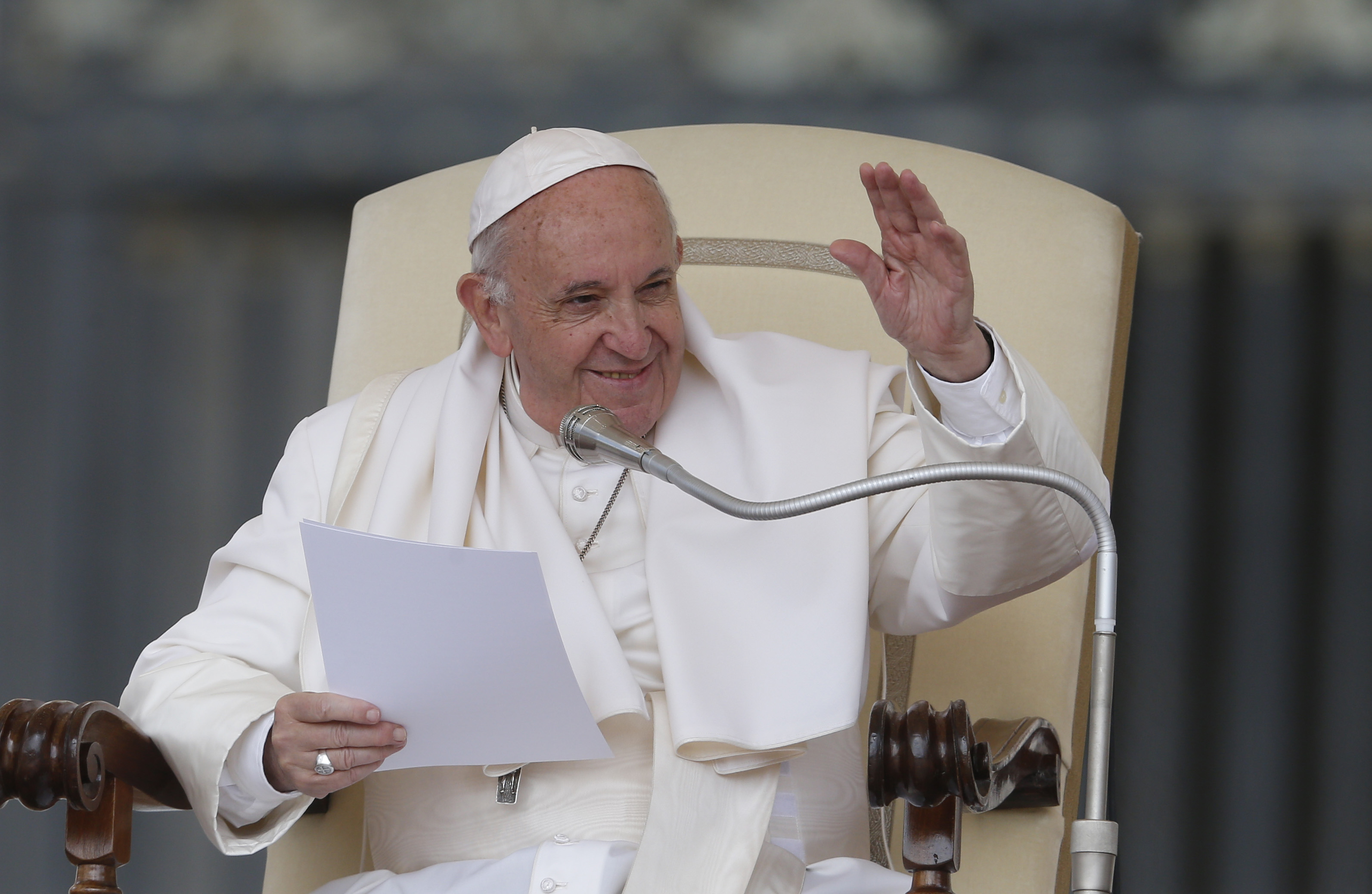 Prayer not possible without Holy Spirit, pope says at audience