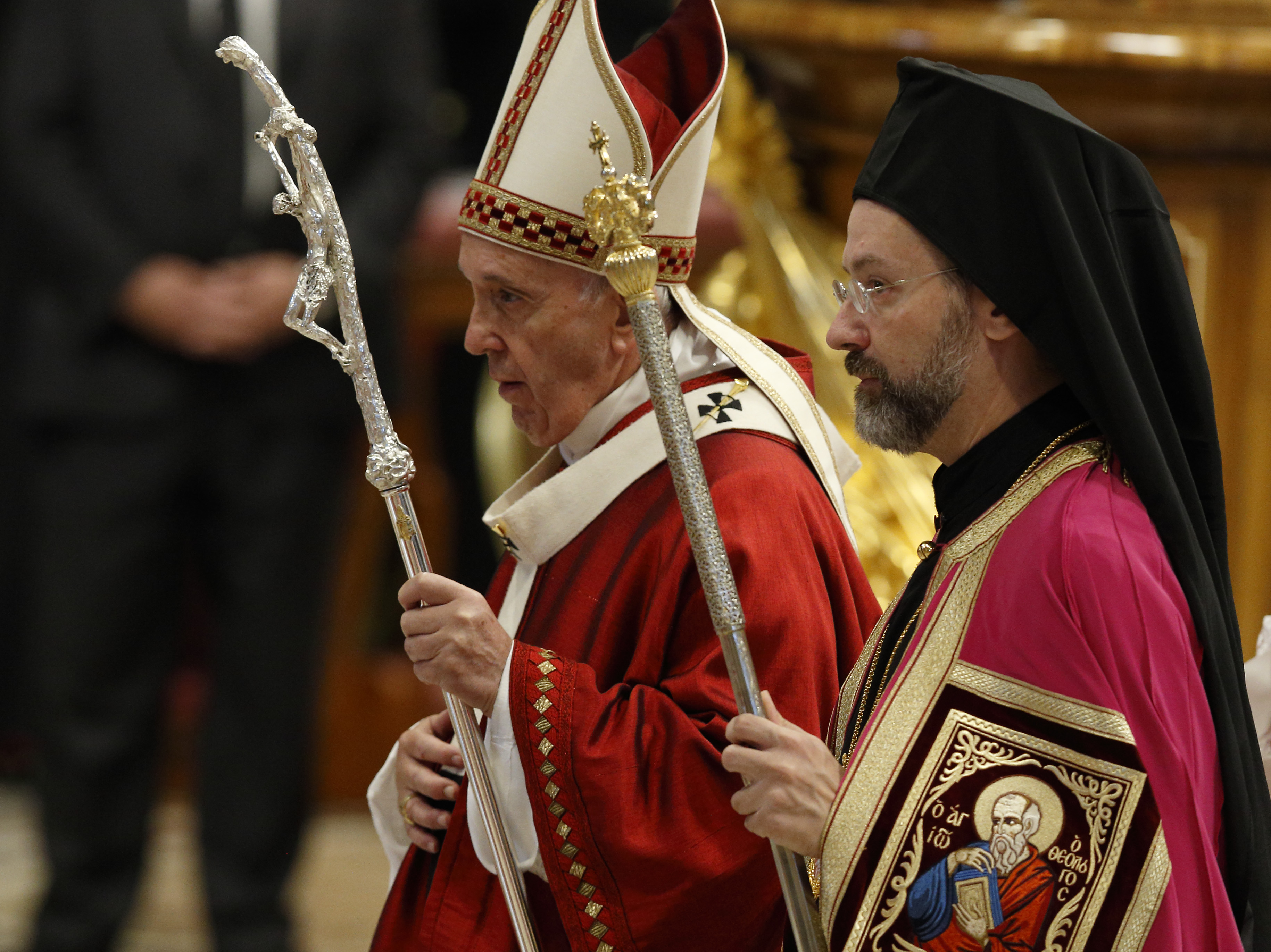Pope wanted apostles' relics united to encourage Christian unity