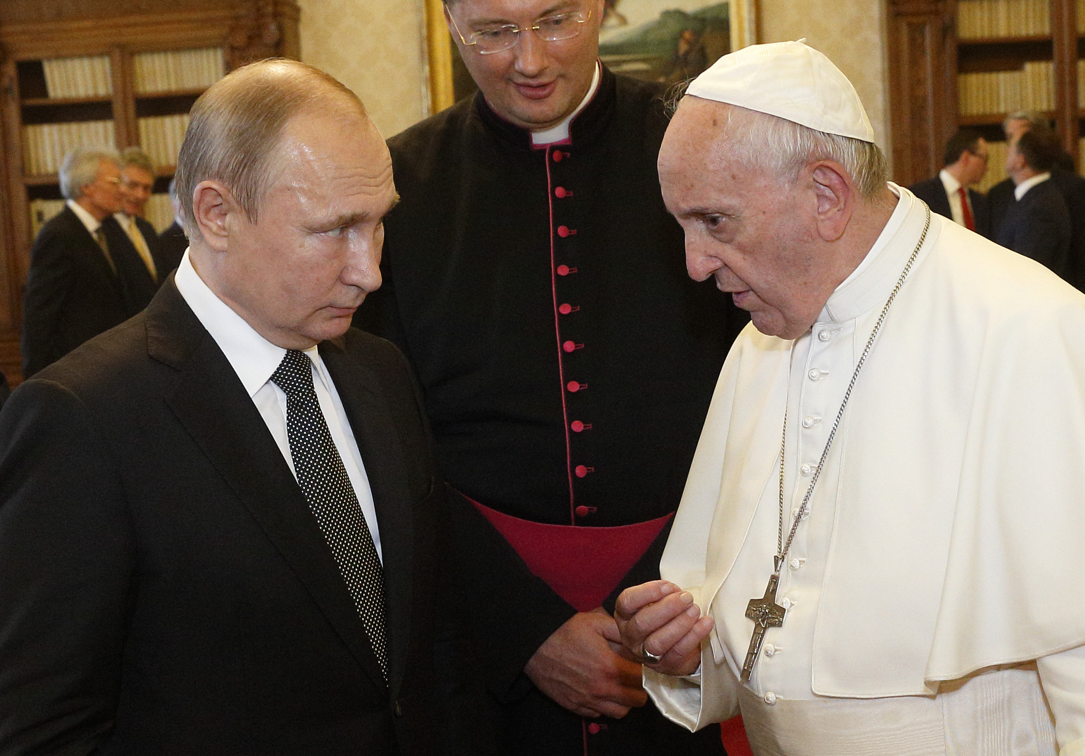 Pope meets Putin; two leaders talk about Ukraine, Syria, Venezuela
