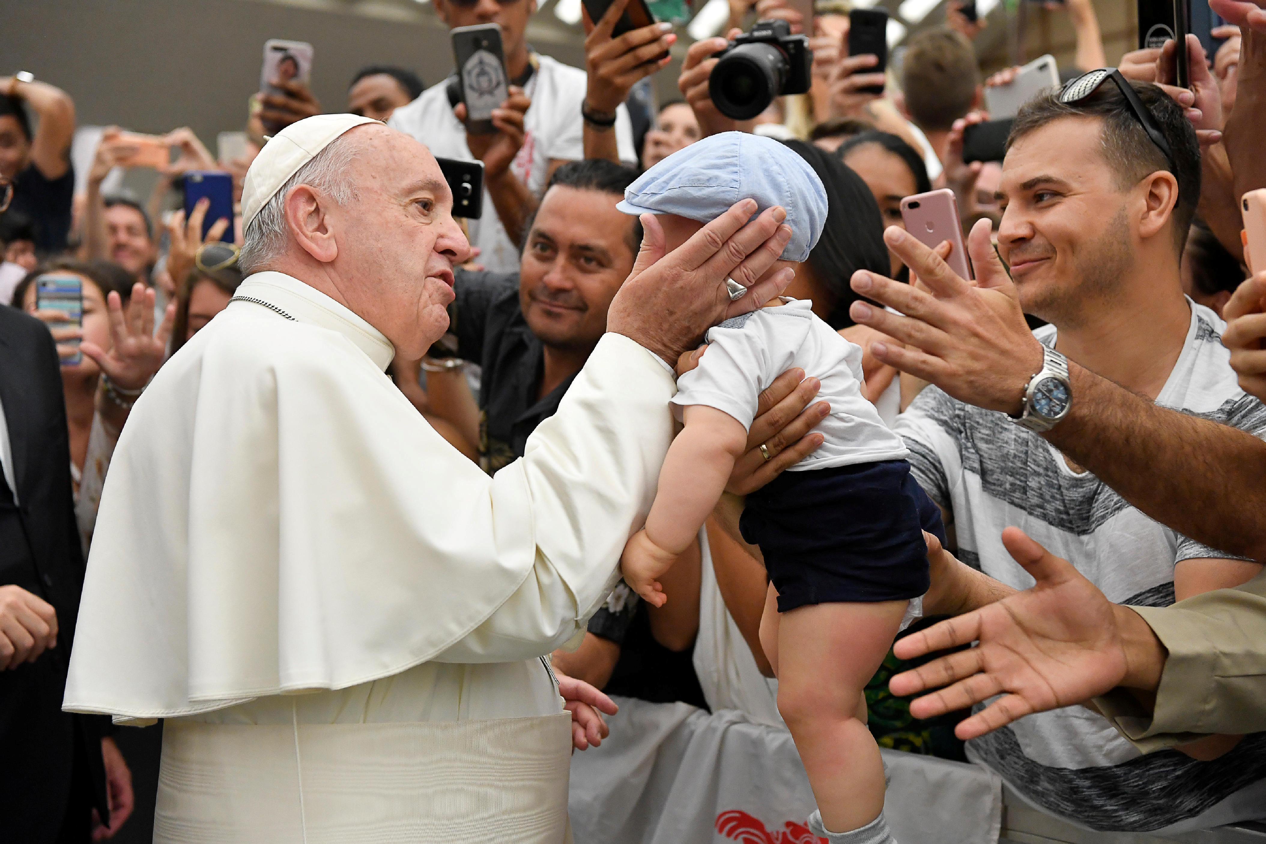 Closeness is God's answer to suffering, pope says