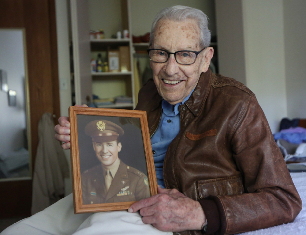 WW2 pilot: 'Little Flower' saved me during bombing runs